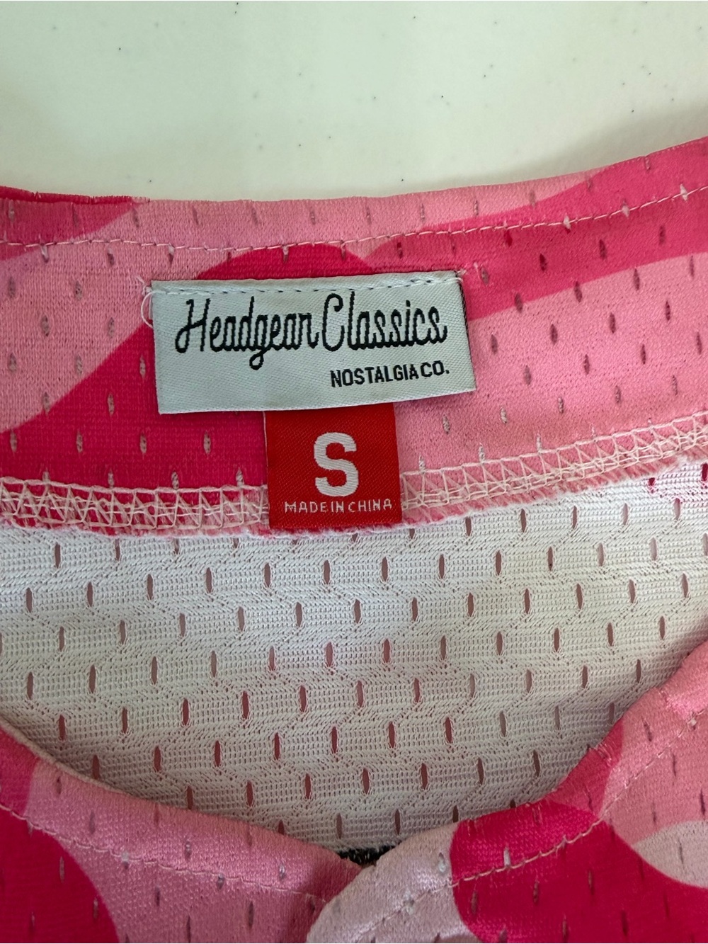 Headgear Classics Kanye West Graduation Baseball Jersey Pink Camo Men's Size S - Picture 6 of 14